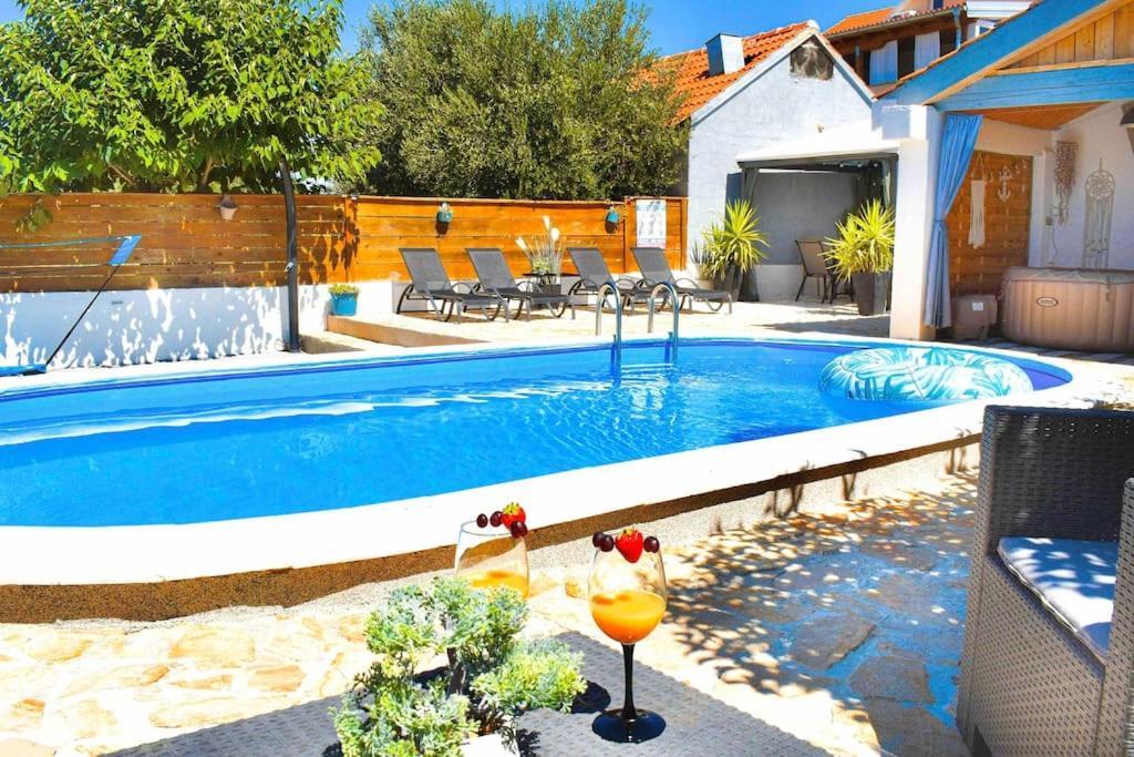 Holiday House Kristina Villa Biograd Na Moru Bagian luar foto